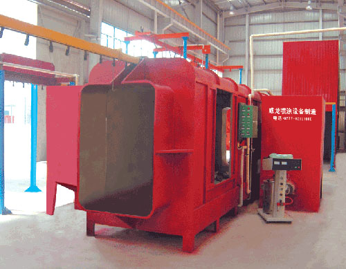 双工位滤芯回收喷房